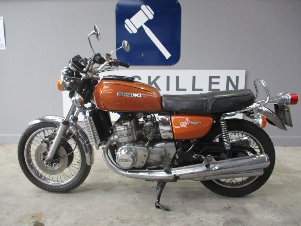 1976 SUZUKI GT750 HISTORIC MOTORCYCLE | Live Motorcycle Auction ...