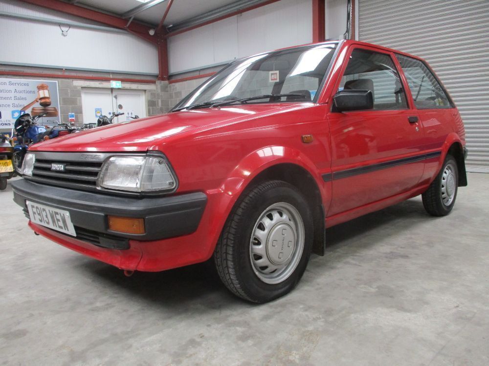 1988 TOYOTA STARLET GT | Live Vintage and Classic Auction - Enniskillen ...