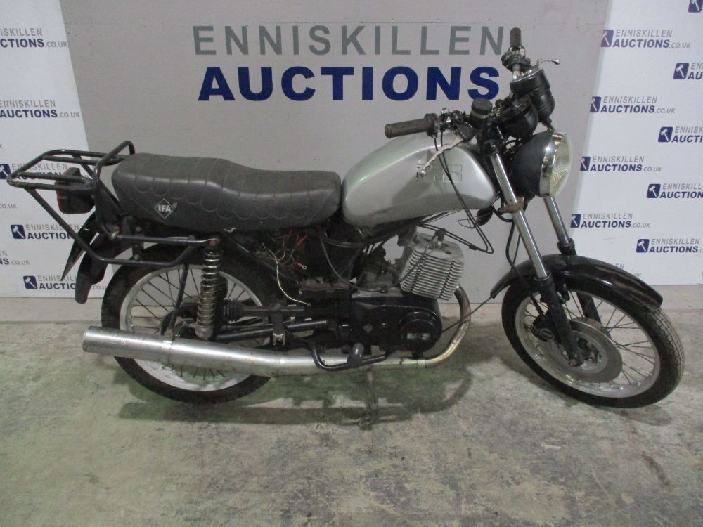 1990 MZ 125CC MOTORCYCLE | Live Motorcycle Auction - Enniskillen Auctions