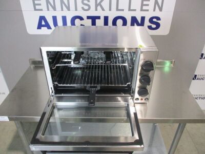 NEW 42 LITRE COMMERCIAL CONVECTION OVEN WITH ROTISSERIE