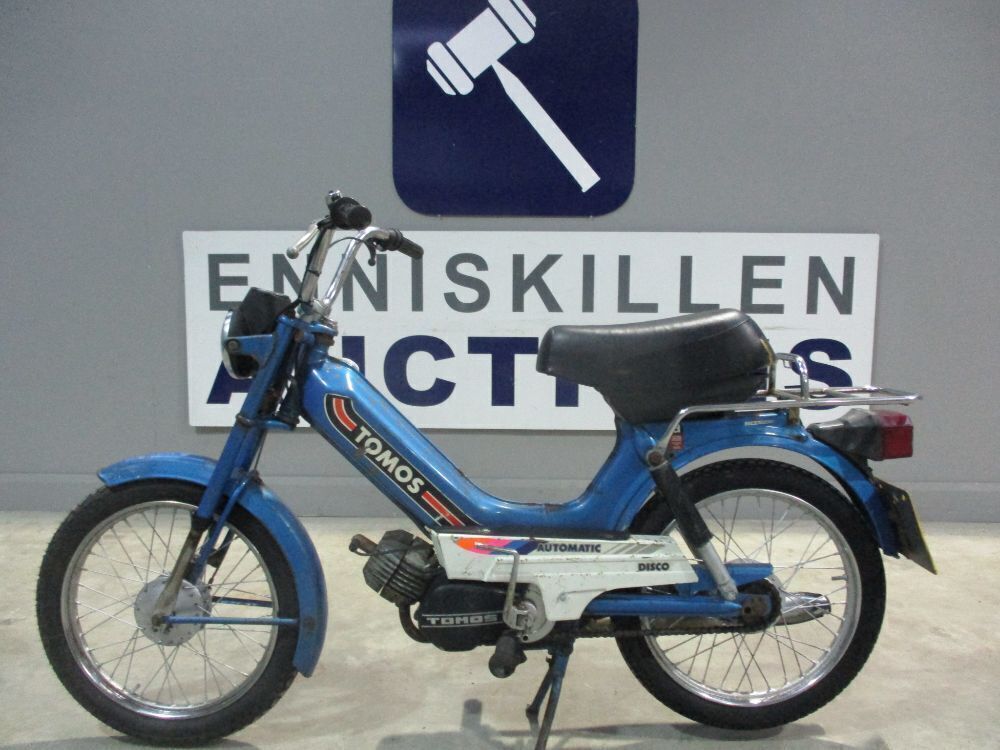 1986 Tomos 49cc Moped Live Motorcycle Auction Enniskillen Auctions