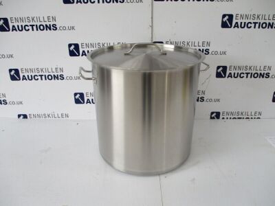 NEW 450 x 450 STAINLESS STEEL POT & LID