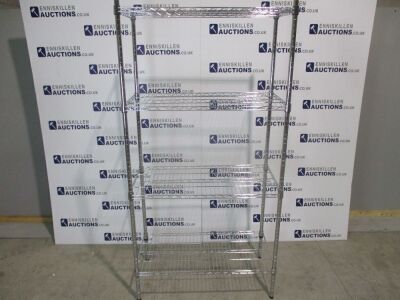 NEW 4 TIER STORAGE RACKING 900mm WIDE WITH ADJUSTABLE SHELVES