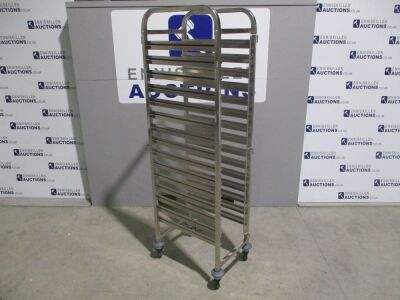 NEW 16 TIER CLEARING TROLLEY / GASTRO TROLLY 1-1 GN SIZE