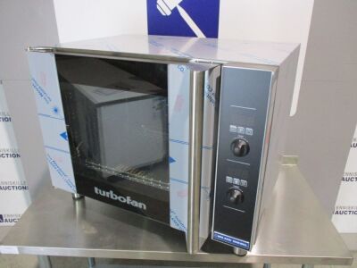 NEW BLUE SEAL TURBOFAN E31D4 CONVECTION OVEN (SINGLE PHASE ELECTRIC)